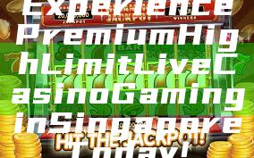 Experience Premium High Limit Live Casino Gaming in Singapore Today!